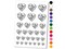 It's a Girl Baby Shower Temporary Tattoo Water Resistant Fake Body Art Set Collection